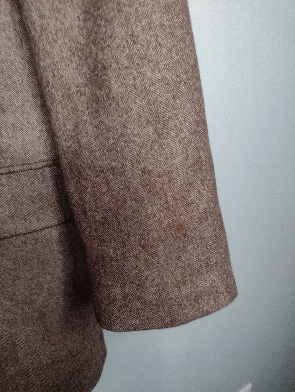 Burberry London Sport Coat Mens 37R Brown Houndstooth Wool Blazer Jacket B9